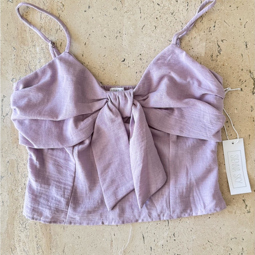 Sienna Sky Lilac Bow Camisole